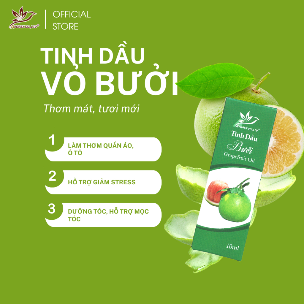 Tinh dầu Aforex hương Bưởi Grapefruit dung tích 10ml / 50ml