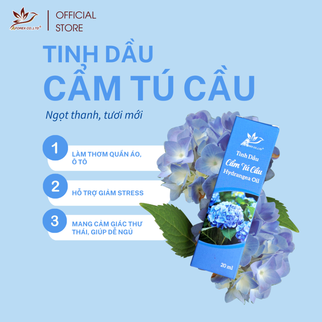 Tinh dầu Aforex hương Cẩm tú cầu dung tích 20ml