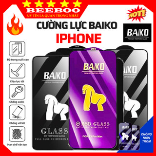 Kính cường lực iphone baiko full màn hình x xs max 11 pro max 12 pro max 13 pro max 14 pro max - Hàng chính hãng cao cấp