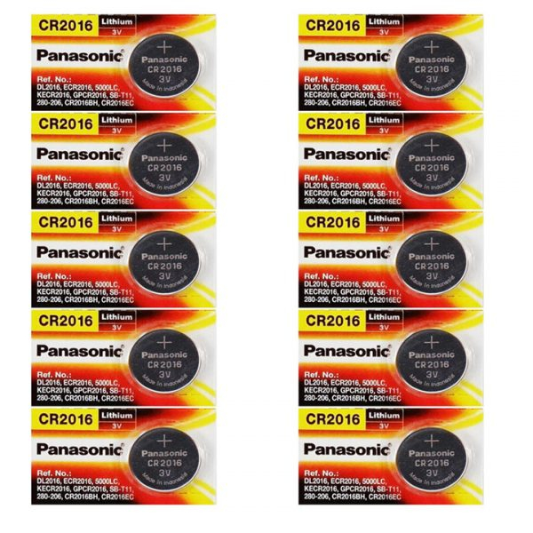 VỈ 5 Pin Cúc Áo Panasonic CR2032 - CR2025 - CR2016 3V Lithium HÀNG CHÍNH HÃNG MỚI 100%