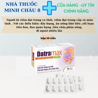 Viên uống đại tràng datramax - giảm viêm đại tràng co thắt,viêm đại tràng cấp và mãn tính