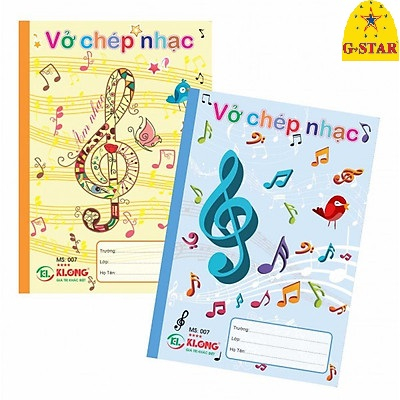 Vở chép nhạc KLONG 36tr , MS: 007