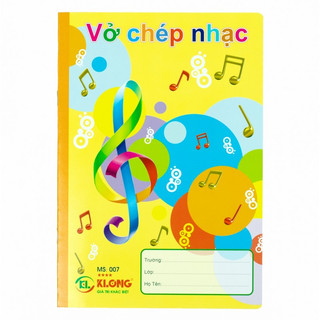 Vở chép nhạc KLONG 36tr , MS: 007