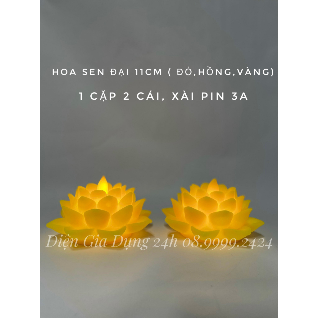 BÚP SEN ĐÈN NẾN THỜ CÚNG DÙNG PIN LED SIÊU SÁNG , NẾN TRANG TRÍ, NẾN PIN