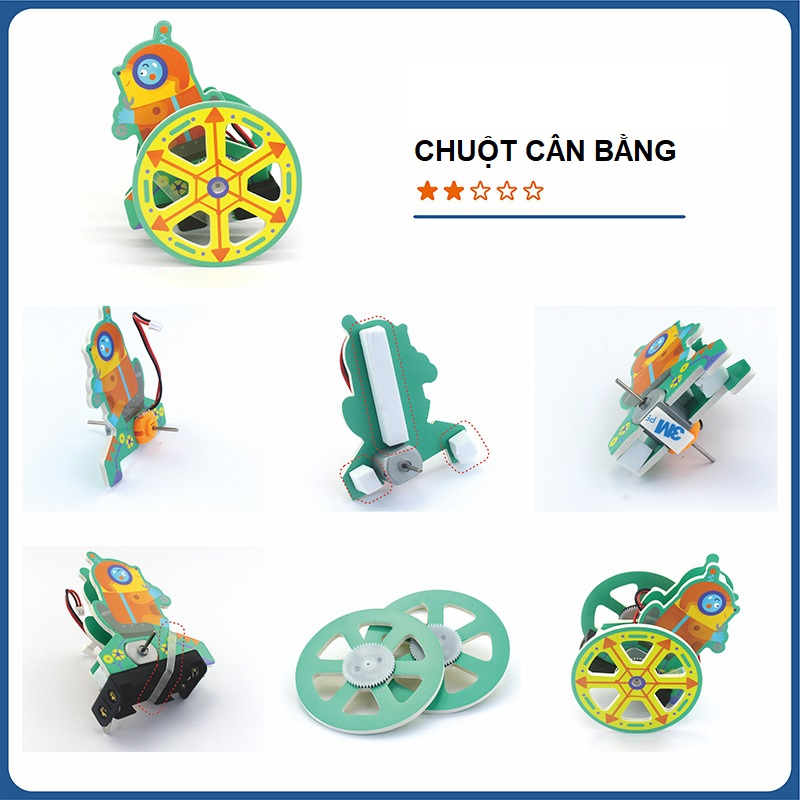 Bộ Đồ Chơi STEAM Ghép Hình Đa Dạng Cho Trẻ Sáng Tạo - Bộ Đồ Chơi Lắp Ráp Thông Minh Cho Bé