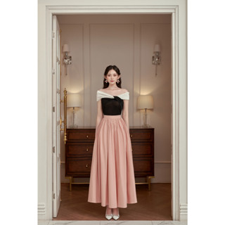 MIYA SKIRT - chân váy nữ 2 lớp midi thô hàn cao cấp gam hồng pastel thanh lịch, nhẹ nhàng by Cherine