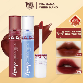 Son Kem Lì Siêu Mịn, Lâu Trôi Hàn Quốc Dearmay California Cherry Velvet Tint 4.4g
