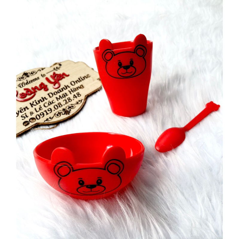 Bộ ly chén thìa hàng KM Similac màu ngẫu nhiên