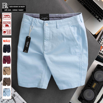Quần short kaki nam Bravery mềm mịn dày dặn, form regular fit - Bravery