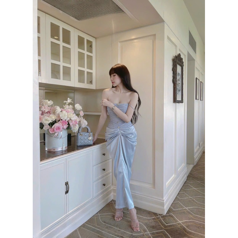 ĐẦM DÂY MAXI BODY ÔM