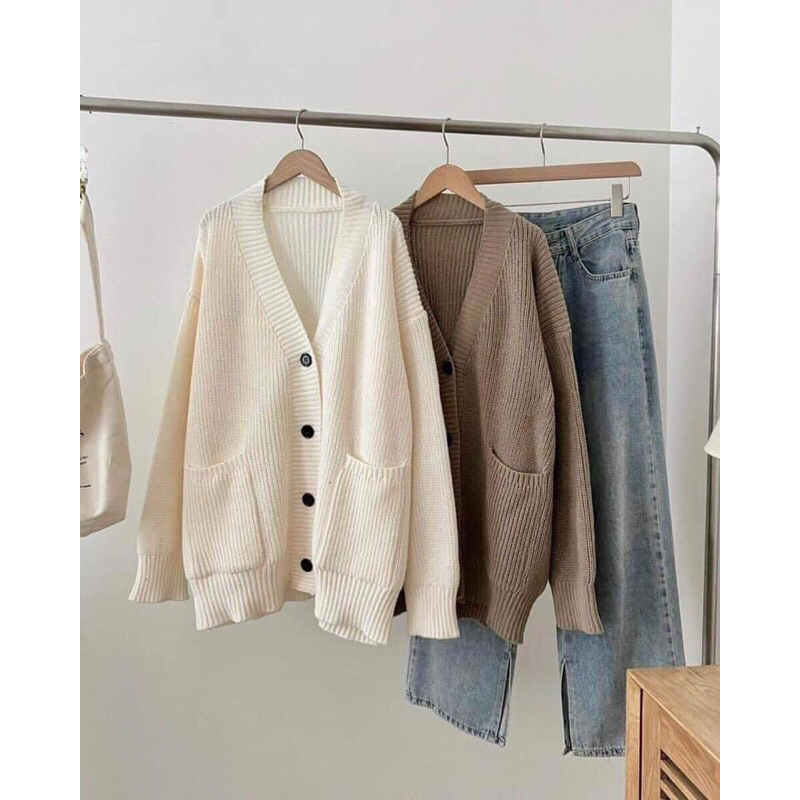 Áo khoác cardigan hàn xẻng