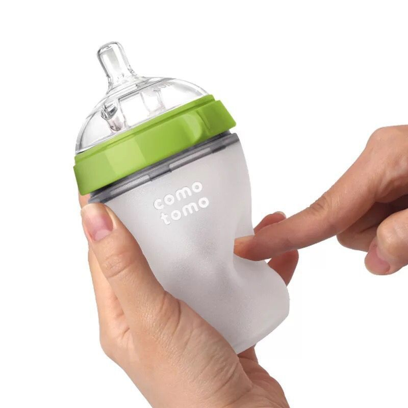 Bình sữa Comotomo Mỹ 150ml /250ml bình sữa silicone cao cấp, mềm mại như ti mẹ