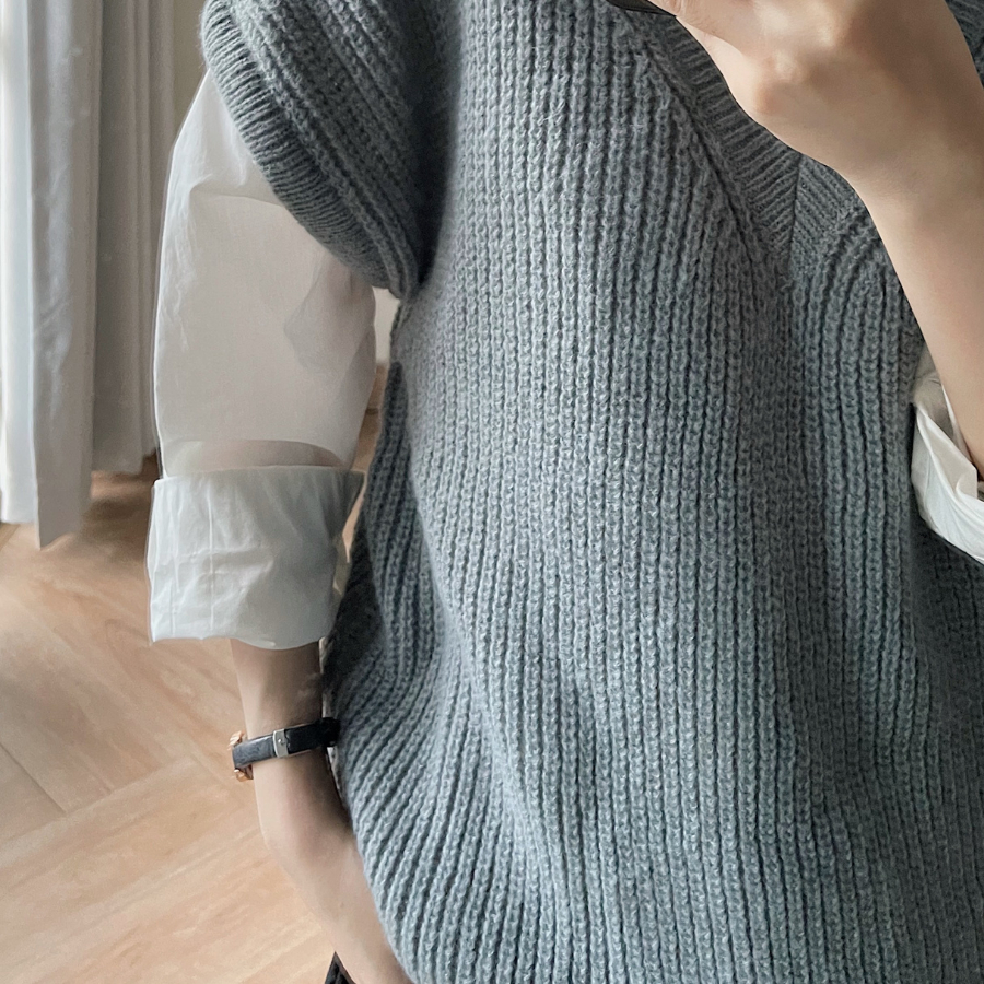 Áo ghile nữ chất vải len dày dặn GGL 10574 - Jemcloset