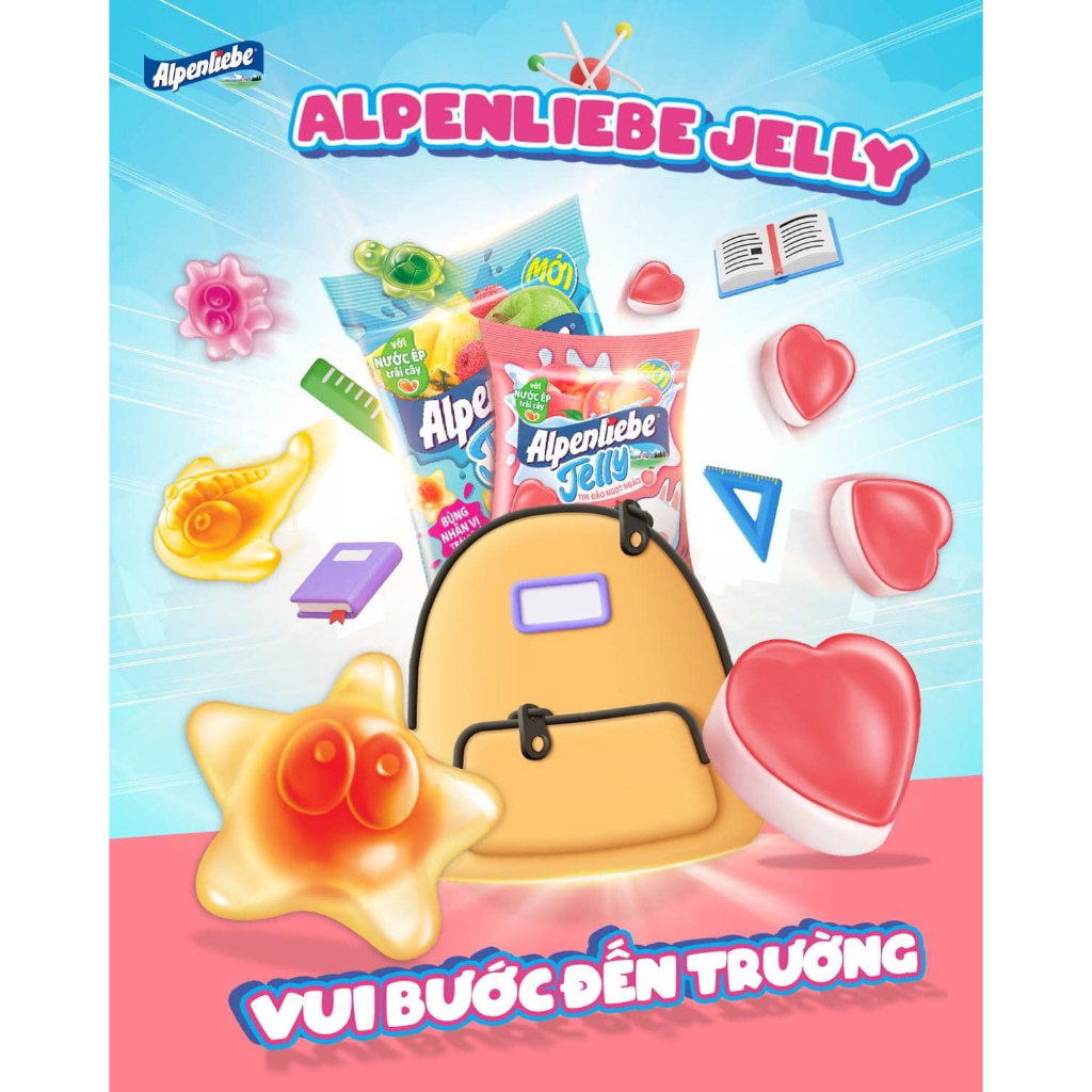 Kẹo dẻo Alpenliebe Jelly 5,5k/ gói