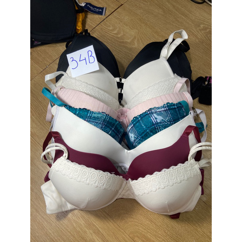 ÁO LÓT XUẤT KHẨU HÀNG B size 32,34 ,36,38,40 lỗi dơ qua mẫu về giặt OK