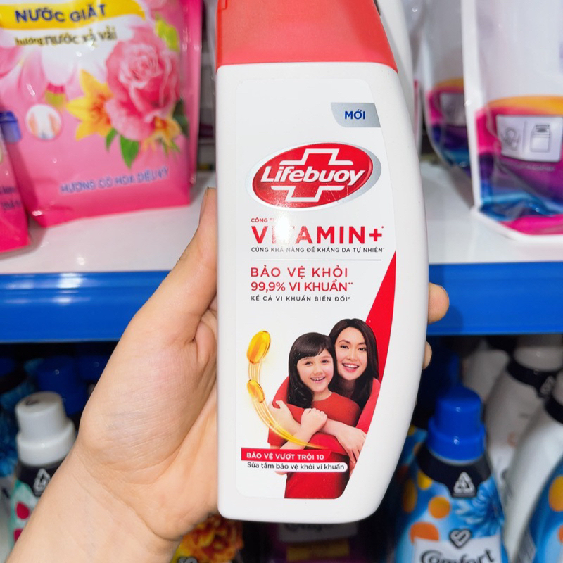 Sữa Tắm Lifebuoy Diệt Khuẩn Chai 245ml 2 Màu