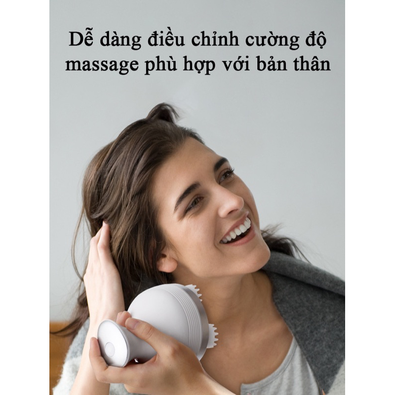 Máy massage Đầu mini chống nước, mát xa đầu giải tỏa căng thẳng, mệt mỏi