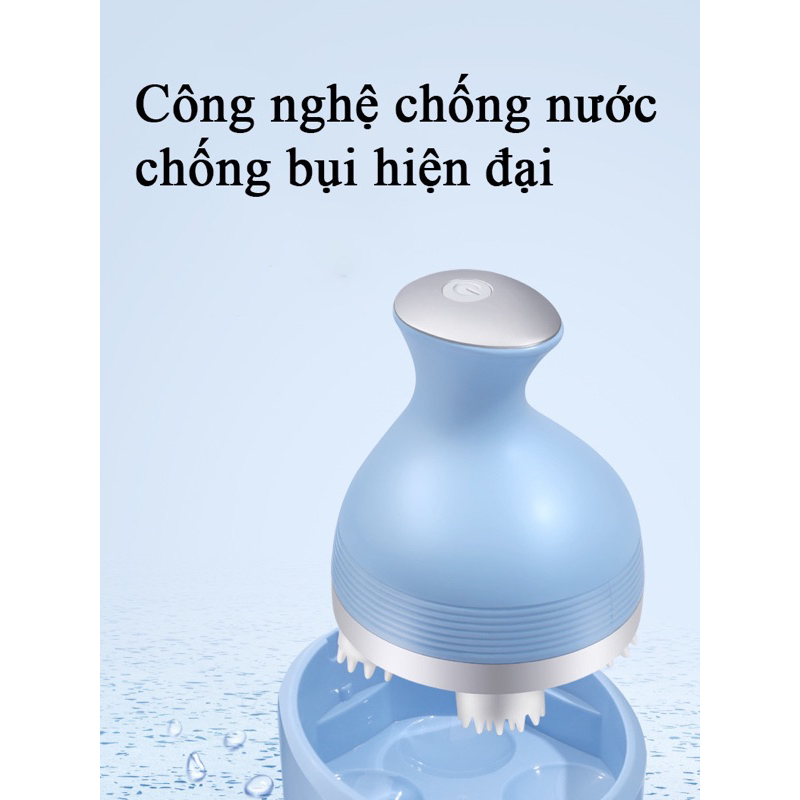 Máy massage Đầu mini chống nước, mát xa đầu giải tỏa căng thẳng, mệt mỏi