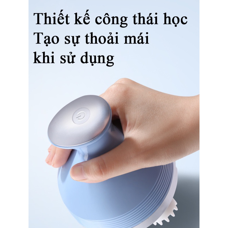 Máy massage Đầu mini chống nước, mát xa đầu giải tỏa căng thẳng, mệt mỏi