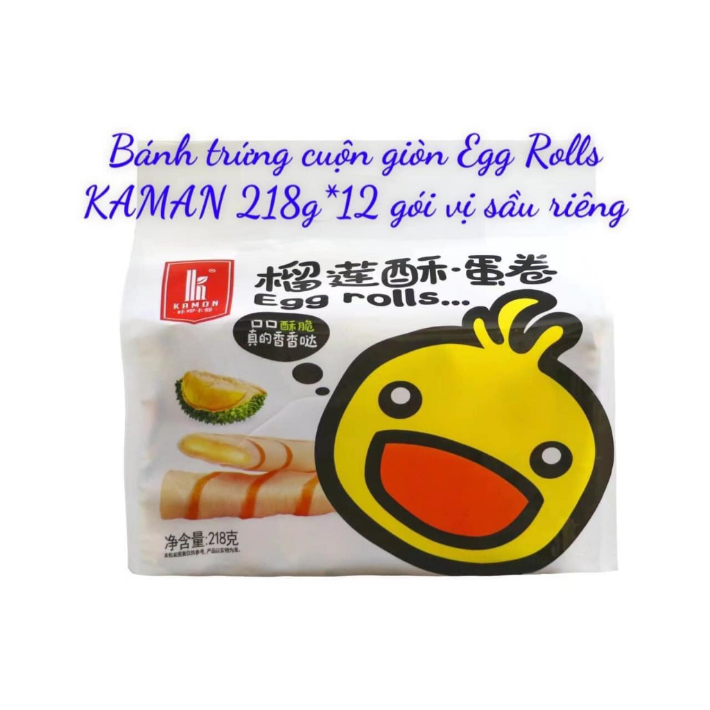 Bánh trứng cuộn giòn Kaman Egg Roll 50k/ gói