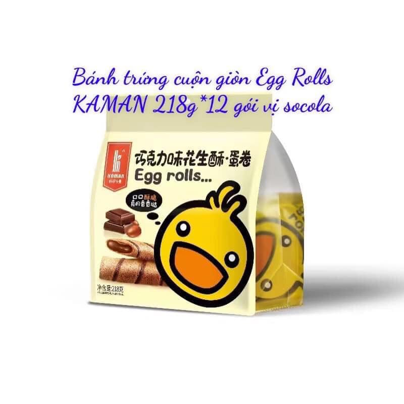Bánh trứng cuộn giòn Kaman Egg Roll 50k/ gói
