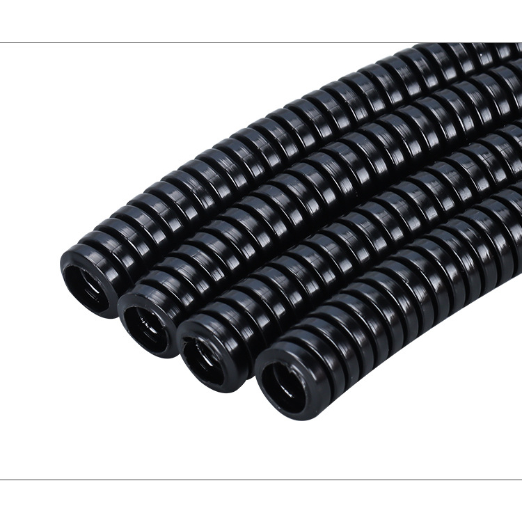 ỐNG LUỒN DÂY ĐIỆN NHỰA PA HOẶC PP, MÀU ĐEN, CHỐNG CHÁY (NGUYÊN CUỘN)