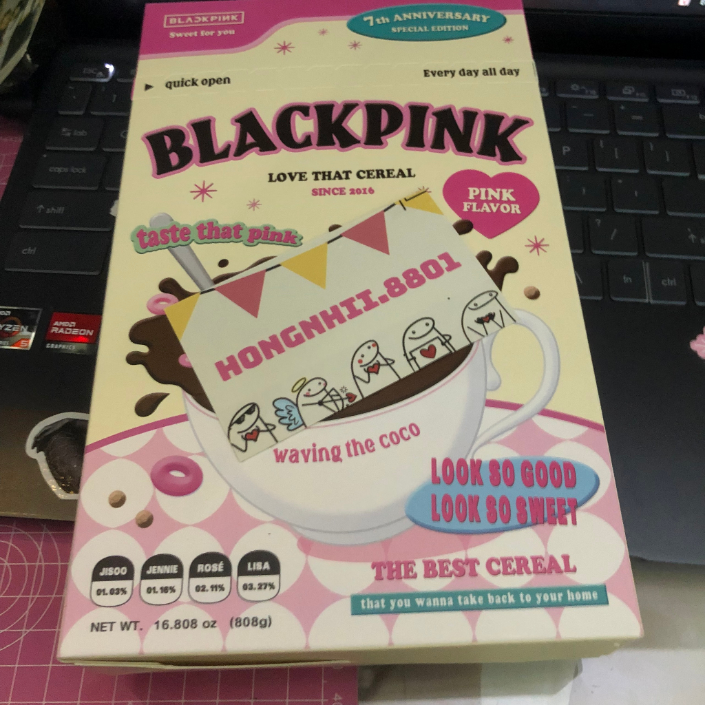 CARD DECO KIT BLACKPINK - CHÍNH HÃNG