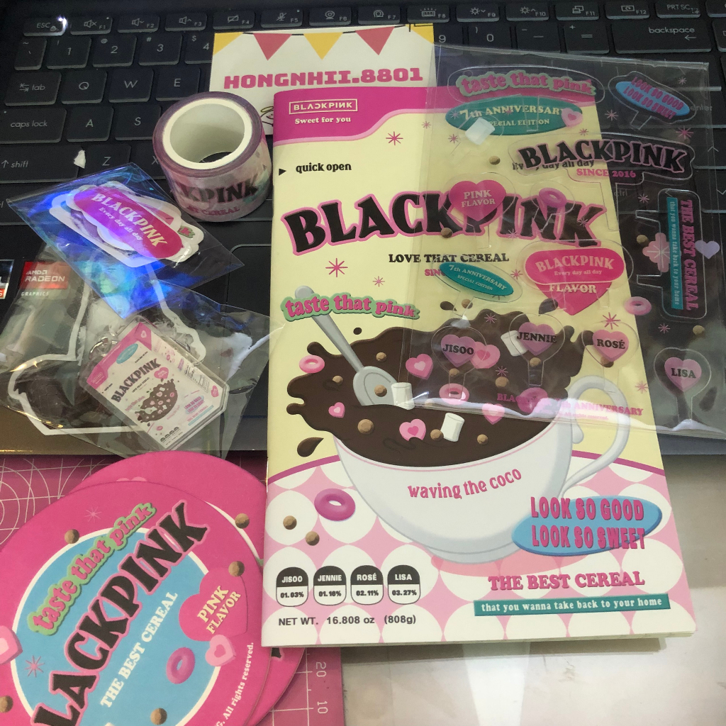 CARD DECO KIT BLACKPINK - CHÍNH HÃNG