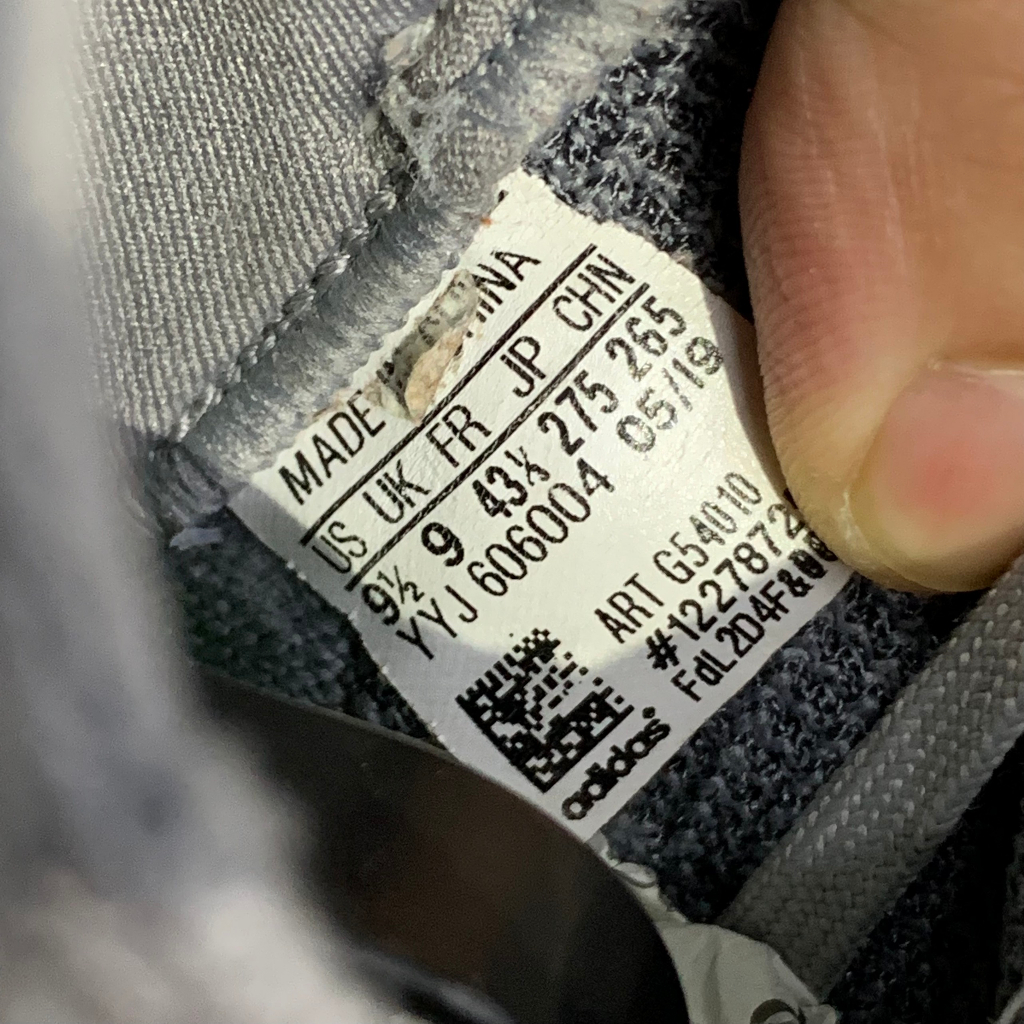 Giày 2hand Ultra Boost 19 Grey 8374