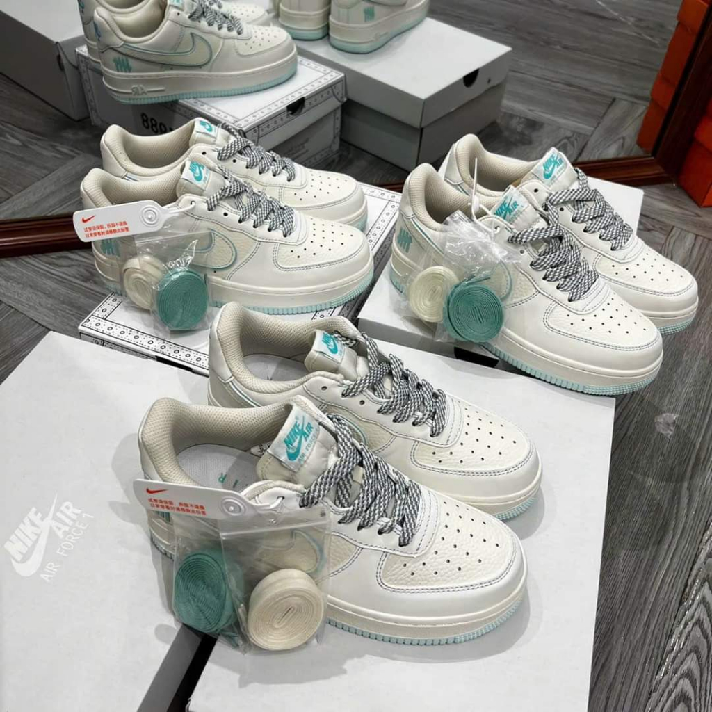 Giày_Nike DUNK , Giày_Nike Air Force 1 dunk trắng xanh mới Cao Cấp Bản Classic Full phụ kiện