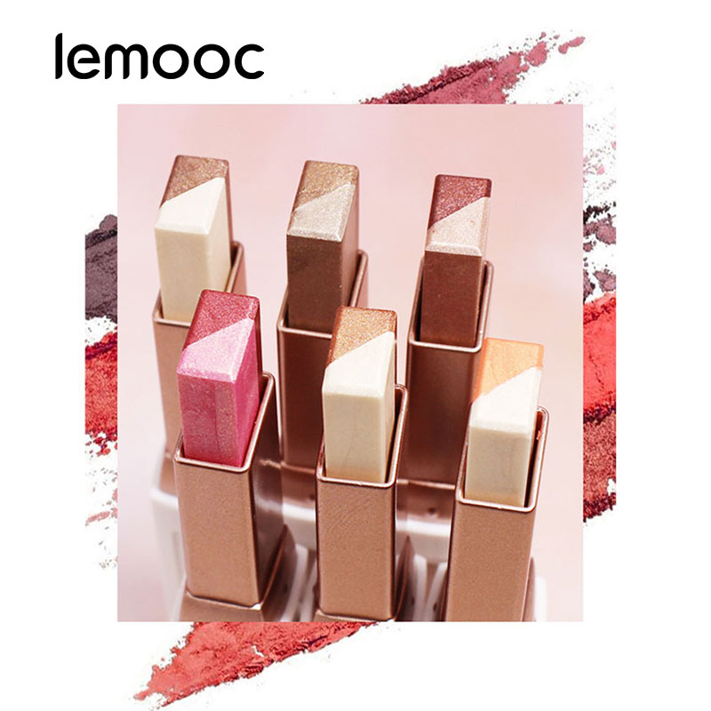 Gradient hai tông màu phấn mắt dính không thấm mồ hôi không thấm nước màu sắc màu mắt màu sắc mắt màu