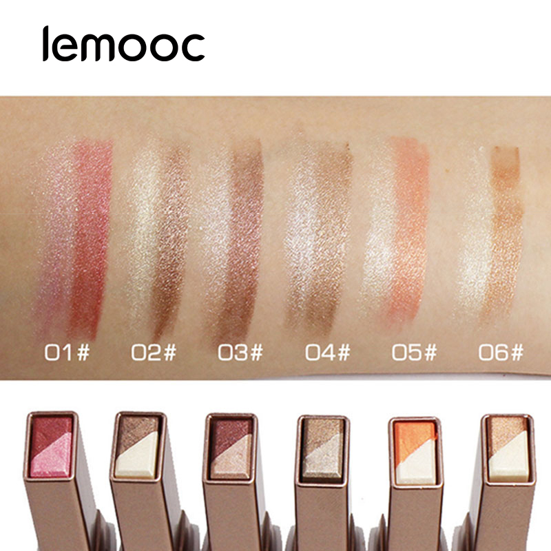 Gradient hai tông màu phấn mắt dính không thấm mồ hôi không thấm nước màu sắc màu mắt màu sắc mắt màu