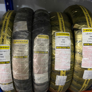 Vỏ lốp xe máy Dunlop mã gai TT902 đủ size cho xe số và xe ga