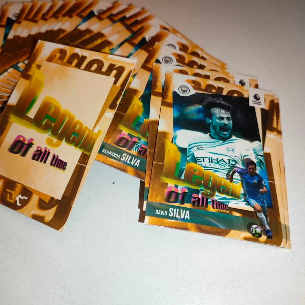 Thẻ cầu thủ bóng đá MANCHESTER CITY LEGEND OF ALL TIME | SKY LABELS | Sergio Aguero Kompany Toure De Bruyne Haaland