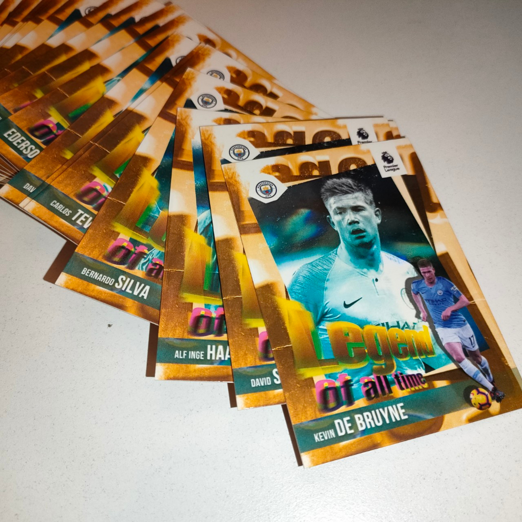 Thẻ cầu thủ bóng đá MANCHESTER CITY LEGEND OF ALL TIME | SKY LABELS | Sergio Aguero Kompany Toure De Bruyne Haaland