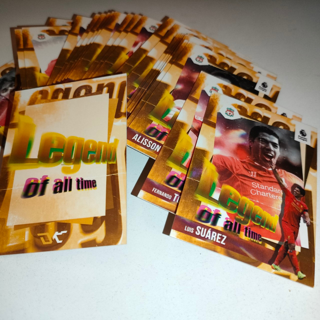 Thẻ cầu thủ bóng đá LIVERPOOL LEGEND OF ALL TIME | SKY LABELS | Suárez Gerrard Van Dijk Salah Owen Fernando Torres Mane