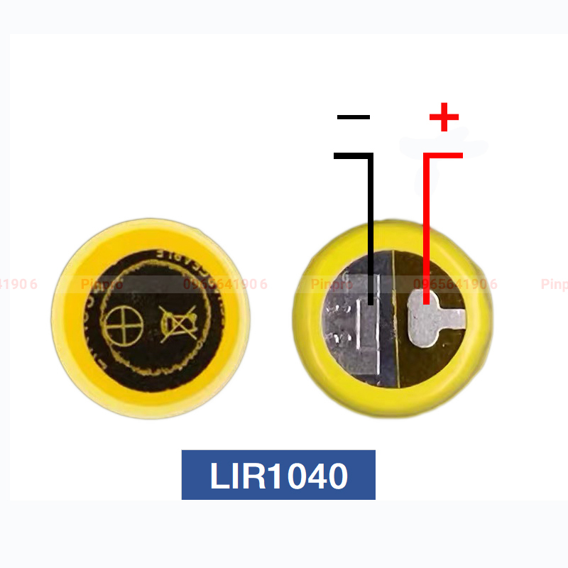 Pin sạc LIR840 LIR940 LIR1040 LIR1045 LIR1054 LIR1140 LIR1154 LIR1240 LIR1254 LIR1454 LIR1654 3.6V