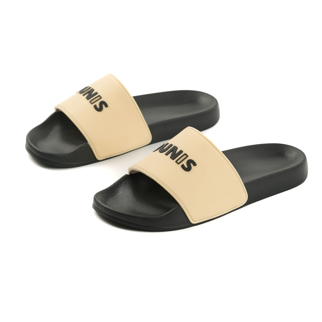 Dép quai ngang DUNIS  phylon siêu nhẹ màu ĐEN-XÁM-BE