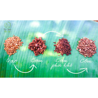 Cốm gạo lứt rang củi dưỡng sinh- Cốm gạo lứt mix rong biển