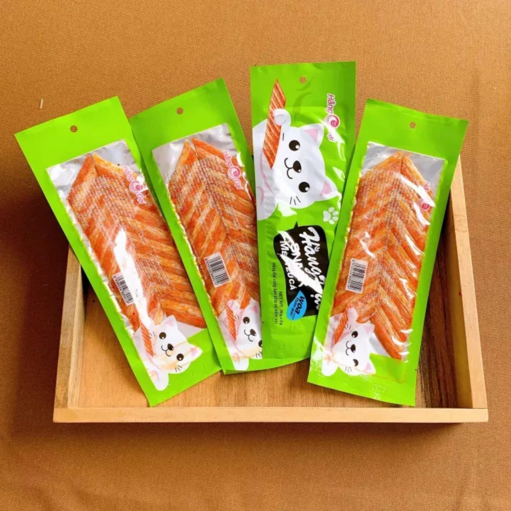 Snack Mèo Yêu Cá Thơm Cay 72k/ 30 gói