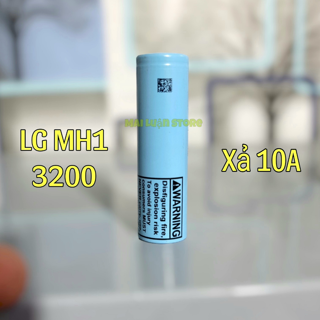 Pin LG 3200mAh xả 10A MH1 INR18650MH1 chuyên pin xe điện và sạc dự phòng