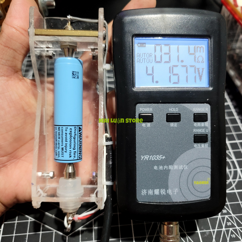 Pin LG 3200mAh xả 10A MH1 INR18650MH1 chuyên pin xe điện và sạc dự phòng