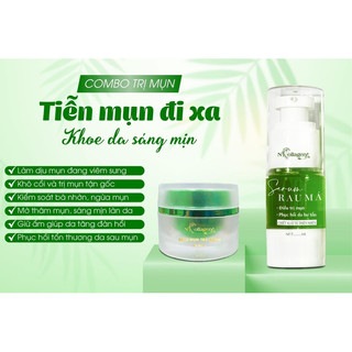 Combo Mụn Trà Xanh Rau Má N’collagen
