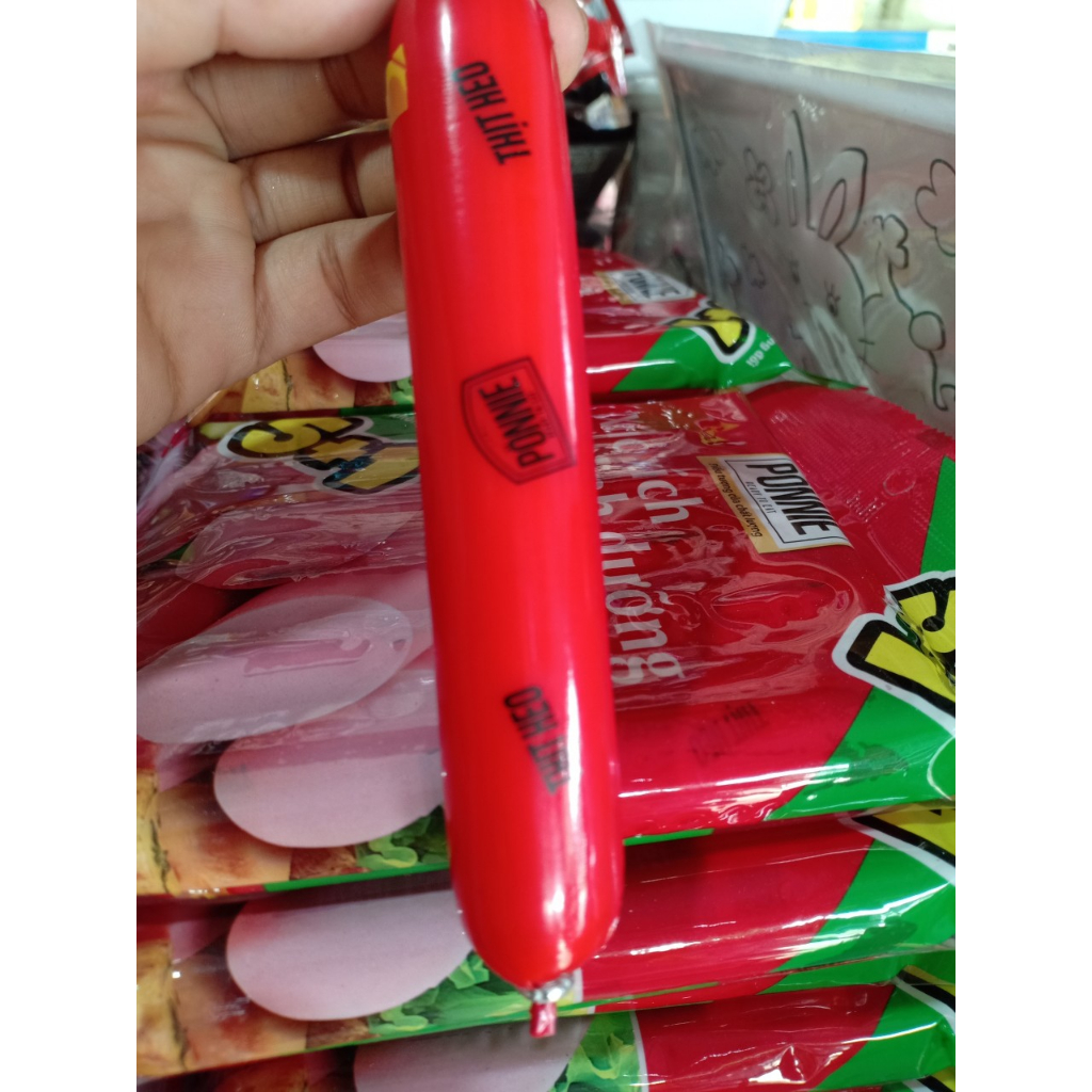 Xúc xích dinh dưỡng thịt heo Ponnie gói 210g 5+1