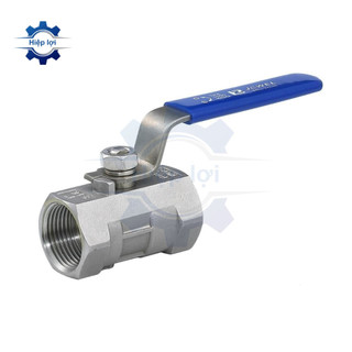 Van bi inox 1 pc - van gạt tay inox 340 - khoá gạt ren trong - van bi van gạt