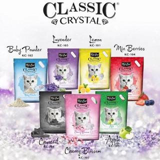 Cát vệ sinh thủy tinh Classic Crystal Kit Cat cho mèo bao 5L✌🏻✌🏻