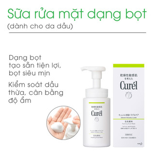 Sữa rửa mặt tạo bọt Curel