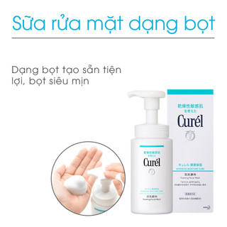 Sữa rửa mặt tạo bọt Curel
