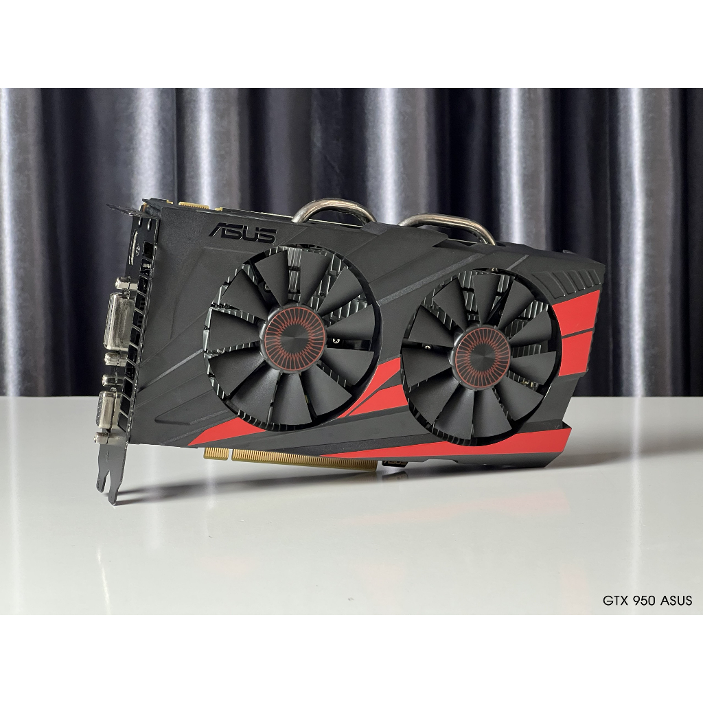 Card màn hình VGA đồ hoạ NVIDIA GTX 950 2GB D5 128 bits dual fan các hãng random like new bảo hành 1 tháng