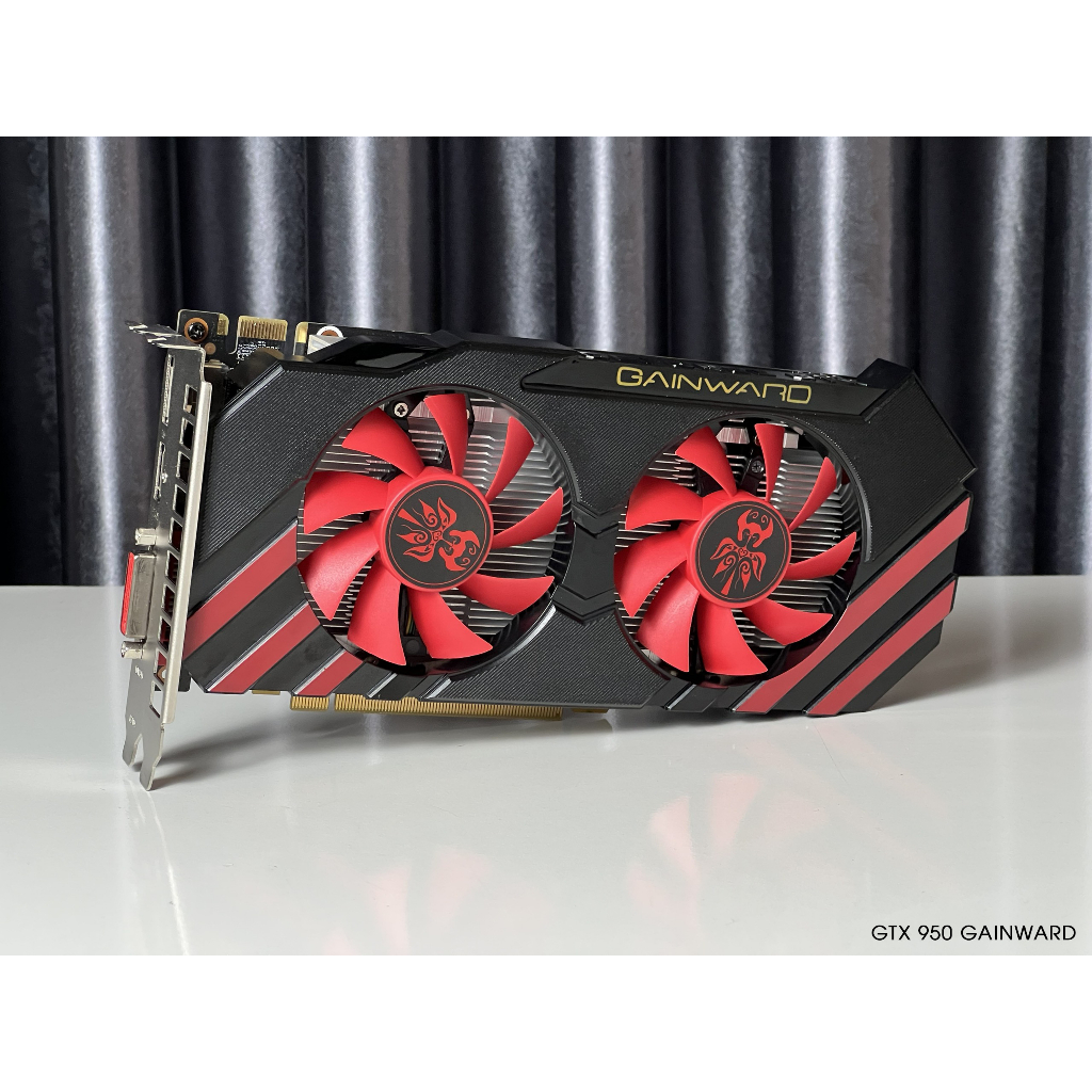 Card màn hình VGA đồ hoạ NVIDIA GTX 950 2GB D5 128 bits dual fan các hãng random like new bảo hành 1 tháng